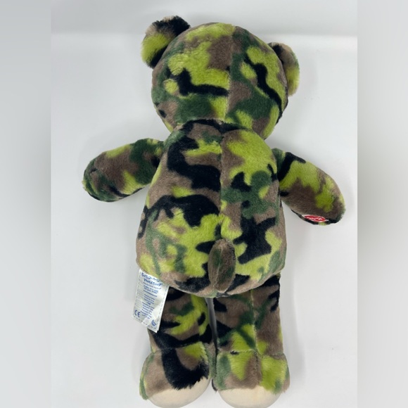 BUILD-A-BEAR: Camoflauge/Army Teddy Bear, Green/Brown - Picture 2 of 9